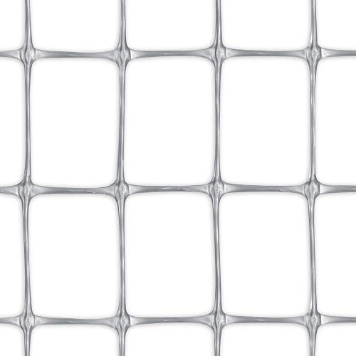 Rete Da Recinzione In Plastica, Tenax Millennium 1,00 X 10 M, Argento