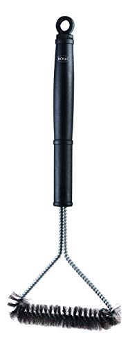 Rösle 25168 - Spazzola Per La Pulizia Della Griglia, In Acciaio Inox, 40,5 Cm
