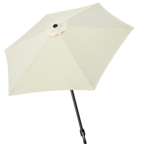 Aktive 53869 - Ombrellone Esagonale Diametro 270 Cm - Telaio Di Alluminio 38 Mm - Colore Panna