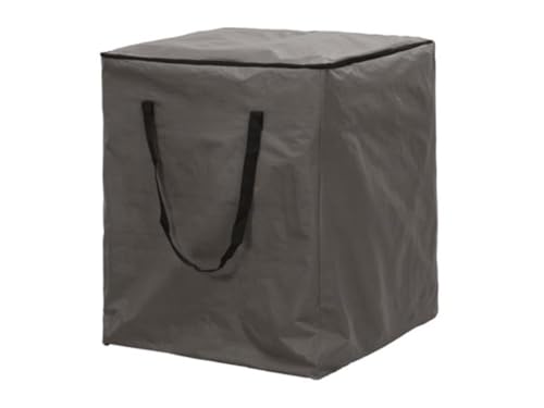 Perel Custodia Protettiva Per Cuscini, Colore: Grigio, A Cubo, 75 Cm X 75 Cm X 90 Cm