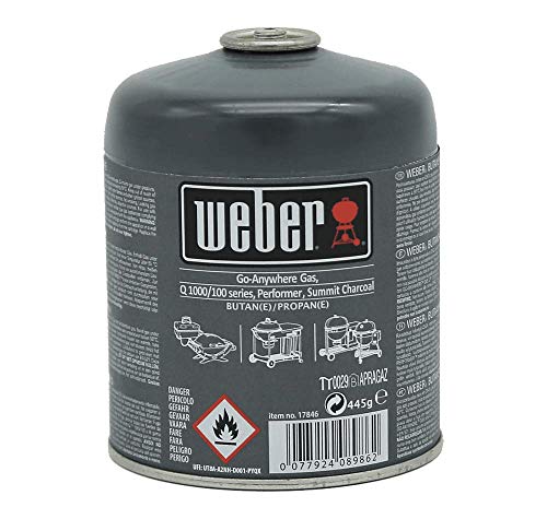 Weber Bombona De Gas Pequeña 445 Gr.