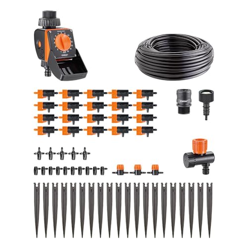 Claber Timer Kit 20 Logica, Impianto Di Irrigazione Automatico A Goccia