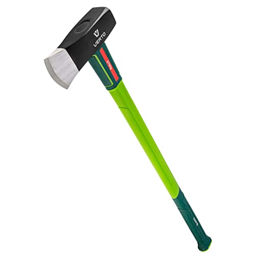 Profi Verto - Ascia Da Spacco, Con Manico In Fibra Di Vetro, 2700 G, Colore: Verde
