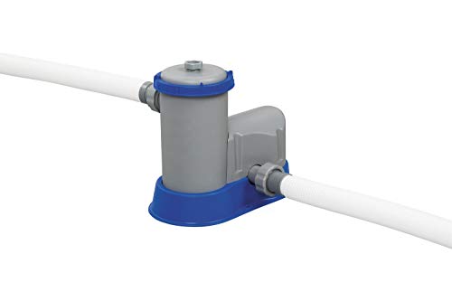 Bestway Pompa Di Filtraggio A Cartuccia Tipo Iii Flowclear 58389, Portata 5.678 L/H Per Piscine Fuori Terra