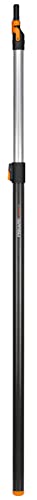 Fiskars Manico Telescopico Per Teste Di Attrezzo Quikfit, Lunghezza 1,4 - 2,4 M, Aluminium, Nero/Arancione, Quikfit, 1000666
