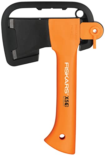 Fiskars Ascia Da Taglio X5, Lunghezza: 23 Cm, Xxs, Nero/Arancione, 1015617