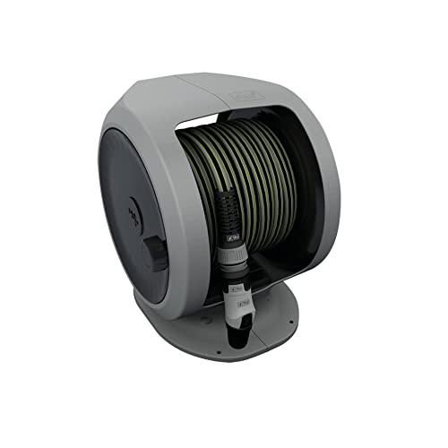Fitt Freel Avvolgitubo Compatto Completo Di Tubo Force 20M, Leggero E Resistente, Con 30% Di Plastica Riciclata, Kit Completo Lancia E Raccordi