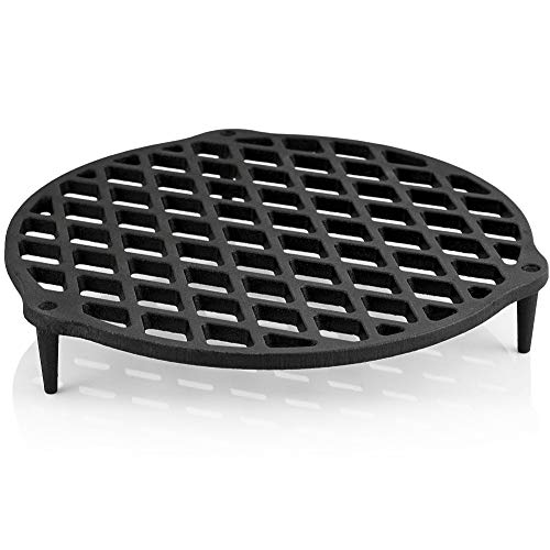 Bbq-Toro Dutch Oven Griglia Impilabile | Diverse Dimensioni | Inserto Per Dutch Oven | Trivet E Griglia In Ghisa (Ø 30 Cm | Per Dutch Oven Da 12 Qt)