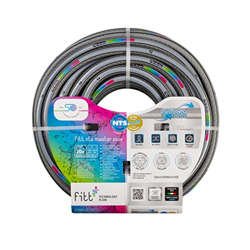 Fitt Nts Masterplus 1/2" (12,5Mm) 20 M - Tubo Per Irrigazione Giardino, Per Uso Intensivo E Professionale, Con Tecnologia Esclusiva