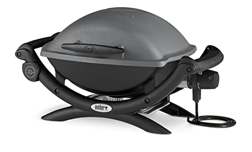 Weber Q1400 Barbecue Elettrico, 43 X 32Cm, Dark Grey (52020053)