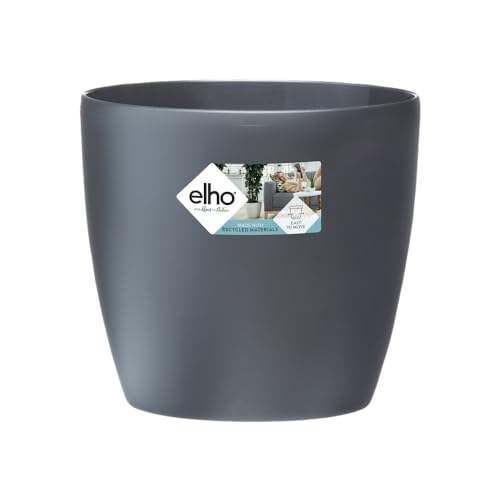 Elho Brussels Round Wheels 35 - Vaso Per Interno - Ø 35 X H 33 - Anthracite