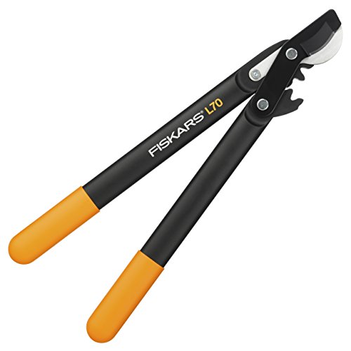 Fiskars Troncarami Con Lame Bypass Per Legno Verde, Sistema A Cremagliera Powergear,Lame In Acciaio Temprato Con Rivestimento Antiaderente, Lunghezza: