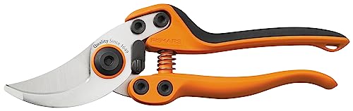 Fiskars Forbici Da Potatura Professionali, Lunghezza 20 Cm, Ø 26 Mm, Impugnatura In Plastica Rinforzata Con Fibra Di Vetro, 1020204