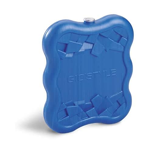 Giostyle Mattonella Ghiaccio 1000 Ml | Made In Italy | Ideale Per Frigo E Contenitori Termici | Igienica E Sicura