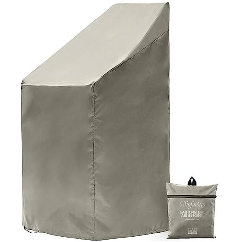Chefarone Telo Impermeabile Copri Sedie Da Giardino – Telo Impermeabile Esterno Per Arredo Giardi-No – Copri Sedia Robusto E Spesso – 67X67X110 Cm – G