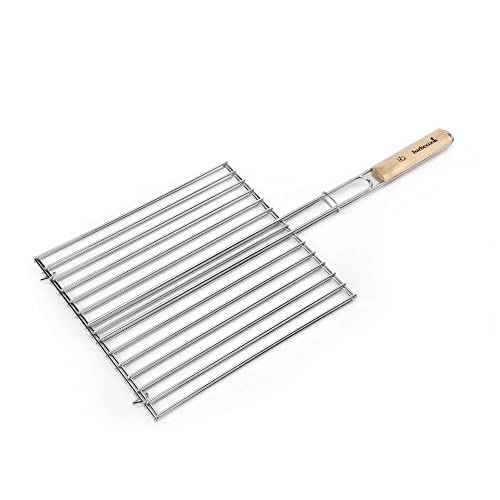 Barbecook Doppia Griglia Rettangolare, Griglia Bbq, Griglia Bbq, Accessorio Per Barbecue, 36X34Cm