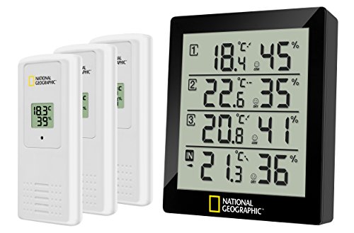 National Geographic Stazione Meteorologica Con 4 Posizioni Di Misurazione