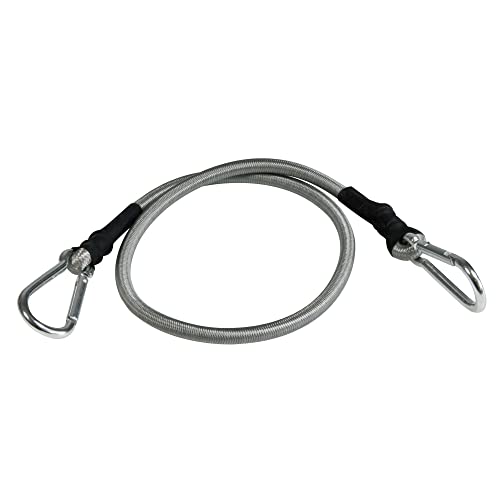 Windhager Moschettone Expander Corda Transport Fusibile Gomma Planen Funi A Vela E Kara Binde Gancio 4 Pezzi, 70 Cm, Nero, 70 X 3.5 X 3.5 Cm, 10979