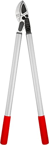 Felco 231 Cesoie A Due Mani (Cesoie Da Giardino Lunghezza 80 Cm, Testa Di Taglio A Trazione, Taglio Ø 40 Mm, Cesoie Con Incudine Curva, Peso 1,15 Kg)