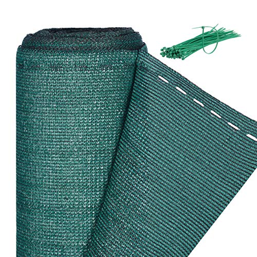 Relaxdays Rete Di Recinzione Per Recinti E Ringhiere, Tessuto Hdpe, Protezione Raggi Uv, Resistente, 1,8 X 20 M, Verde