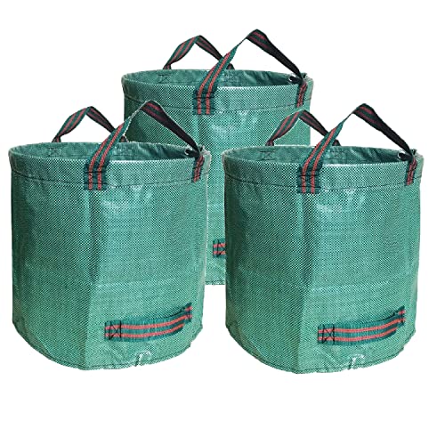 Schleuder 3X 500L Sacchi Da Giardinaggio Professionali,Sacchi Per Rifiuti Da Giardino,Robusto Antistrappo,E Riutilizzabili Borsa Da Giardino,Idrorepel