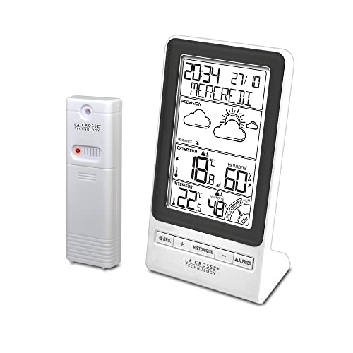 La Crosse Technology - Ws6819 Stazione Meteo Con Previsione, Avvisi Di Temperatura E Indice Di Comfort - Nero