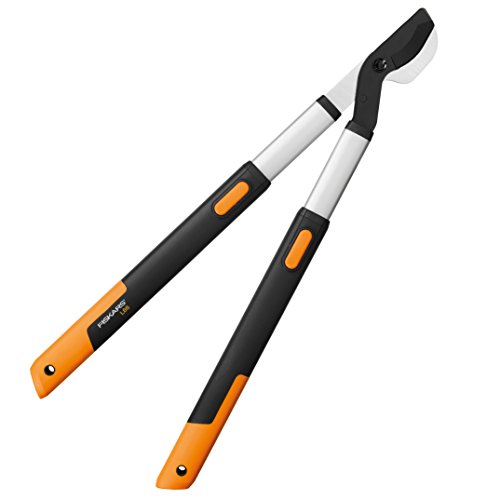 Fiskars Troncarami Telescopico Con Lame Bypass Smartfit Per Legno Verde, Lama Con Rivestimento Antiaderente, Acciaio Temprato, Lunghezza Manico: 66-90
