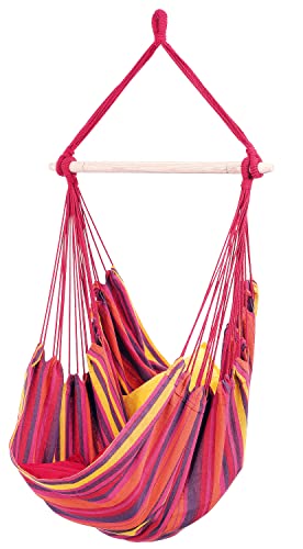 Amazonas Hammock Az-2020125 Relax Poltrona Sospesa Vulcano, Rosso, 100X85X130 Cm