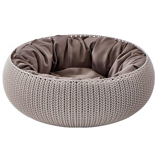 Curver Pets Cozy Cuccia Aperta, Beige, 54X54X19H