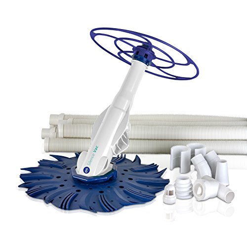 Gre 90397 - Pulitore Automatico Per Piscina Ad Aspirazione Silence Vac Per Piscine Fino A 180 Cm Di Altezza, Sistema Di Filtrazione Necessario Tra 0,5