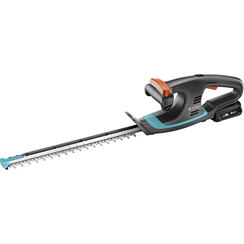 Gardena Tagliasiepi A Batteria Easycut 40/18V P4A Set Pronto All’Uso: Tagliasiepi Con Lame Di Precisione E Protezione Antiurto, Impugnatura Ergonomica