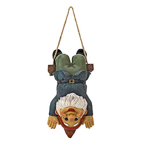 Garden Gnome Statue - Alfie Acrobat Swinging Gnome - Outdoor Garden Gnomes - Statue Divertente Prato Gnome
