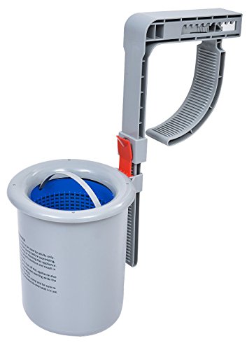 Jilong 290728 Skimmer Superficie Piscine Autoportanti, Grigio/Blu, 40X19X18 Cm