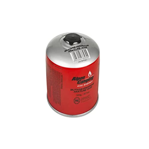 Alpen Camping Cartuccia Di Gas Da 500G Valvola Filettata 7/16" Fornelli A Gas Fornelli Da Campeggio (1)