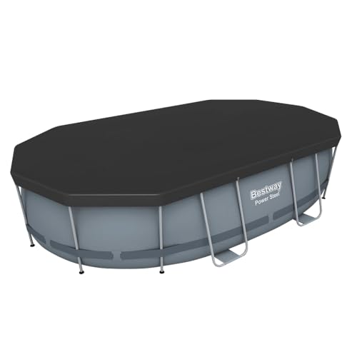 Bestway 58425 Telo Di Copertura Per Piscina Fuori Terra Ovale Da 427 X 250 X 100 Cm