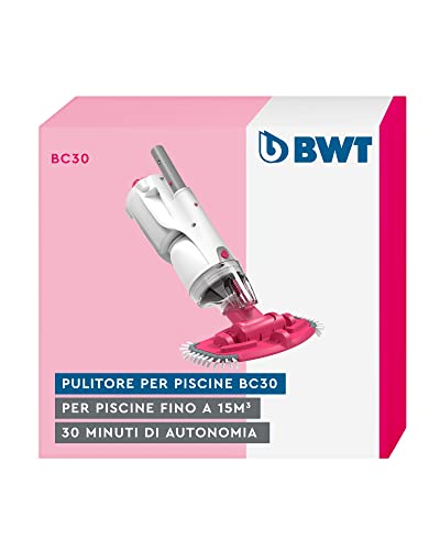 Bwt Aspirapolvere Per Piscina Bc30 | Pulizia Efficace Di Piscine Fino A 15 M³ | Funzionamento Senza Fili Con Massima Libertà Di Movimento | Alta Poten