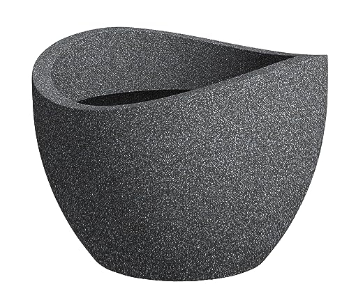 Scheurich 53379 0 250/30 Granito Planter – Nero
