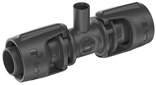 Gardena Micro-Drip-System Raccordo A T Per Microspruzzi: Per Collegare Tubi Da 13 Mm E Microspruzzo, Irrigazione Piante Automatica, Tecnica Di Collega