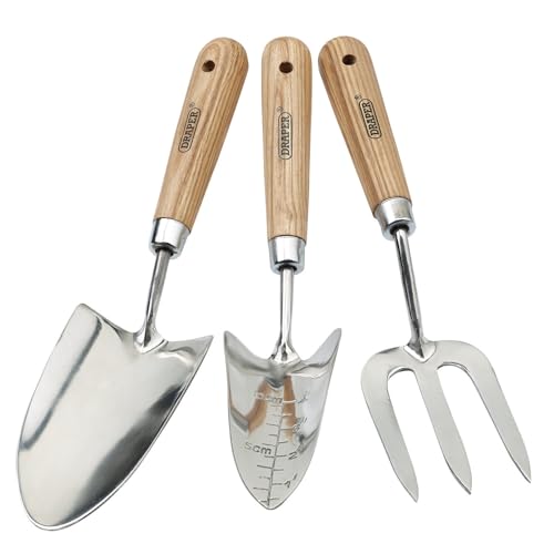 Draper Expert 09565 In Acciaio Inox Pflanzset Con Leva A Mano E L'Interramento Pale 3 Pezzi