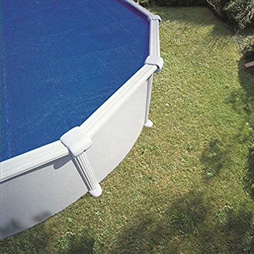 Gre 773320 - Copertura Estiva Isotermica Per Piscina Rotonda Da 550 Cm Di Diametro, Colore Blu