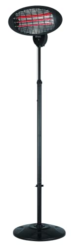 Tepro Riscaldatore Radiante Stand Riscaldatore Radiante Con Resistenza Al Quarzo, Potenza Termica Max 2 Kw