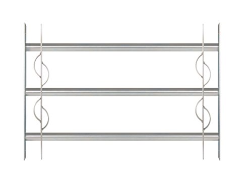 Alberts 563622 Griglia Per Finestre, Acciaio, 450 X 700-1050 Mm