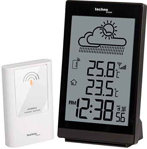 Technoline Ws 9251 Stazione Meteo, Nero