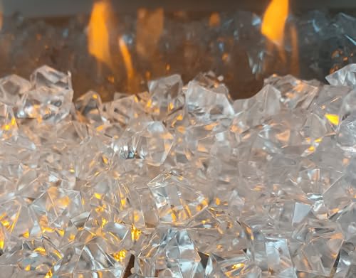 Efydis Ef 017 Pietre Di Sintesi Trasparenti In Fibra Di Vetro 500 G Di Decorazione Per Caminetti Elettrici