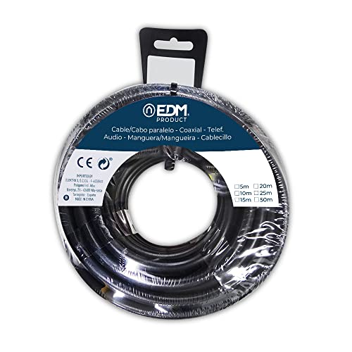 Edm Reel Hose Black 4X2.5 20 Meters.