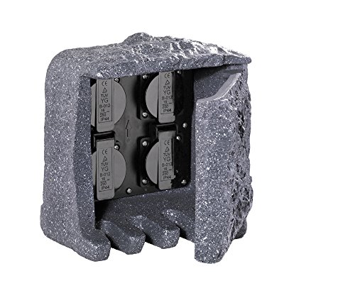 Zoccolo Trio In Pietra, Grigio Pietra, 20 X 19 X 20 Cm, 9962-11