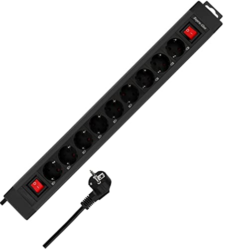 Rev Socket Line, 9-Fold With 2 Switches