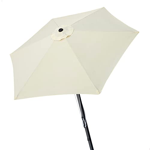 Aktive - Parasole Terrazza Ø 270 Cm Con Camino, Palo In Alluminio, Protezione Uv 50+