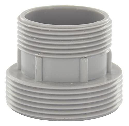 Steinbach Filtro Analagen Accessori, Adattatore Per Piscine Intex, Filettatura Maschio 2 X 1 1/2 Pollici, Grigio, 1 X 1 X 1 Cm, 040933