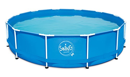 Ambientehome Frame 26026 - Piscina Galleggiante, 305 X 305 X 76 Cm, 4542 L, Colore: Blu